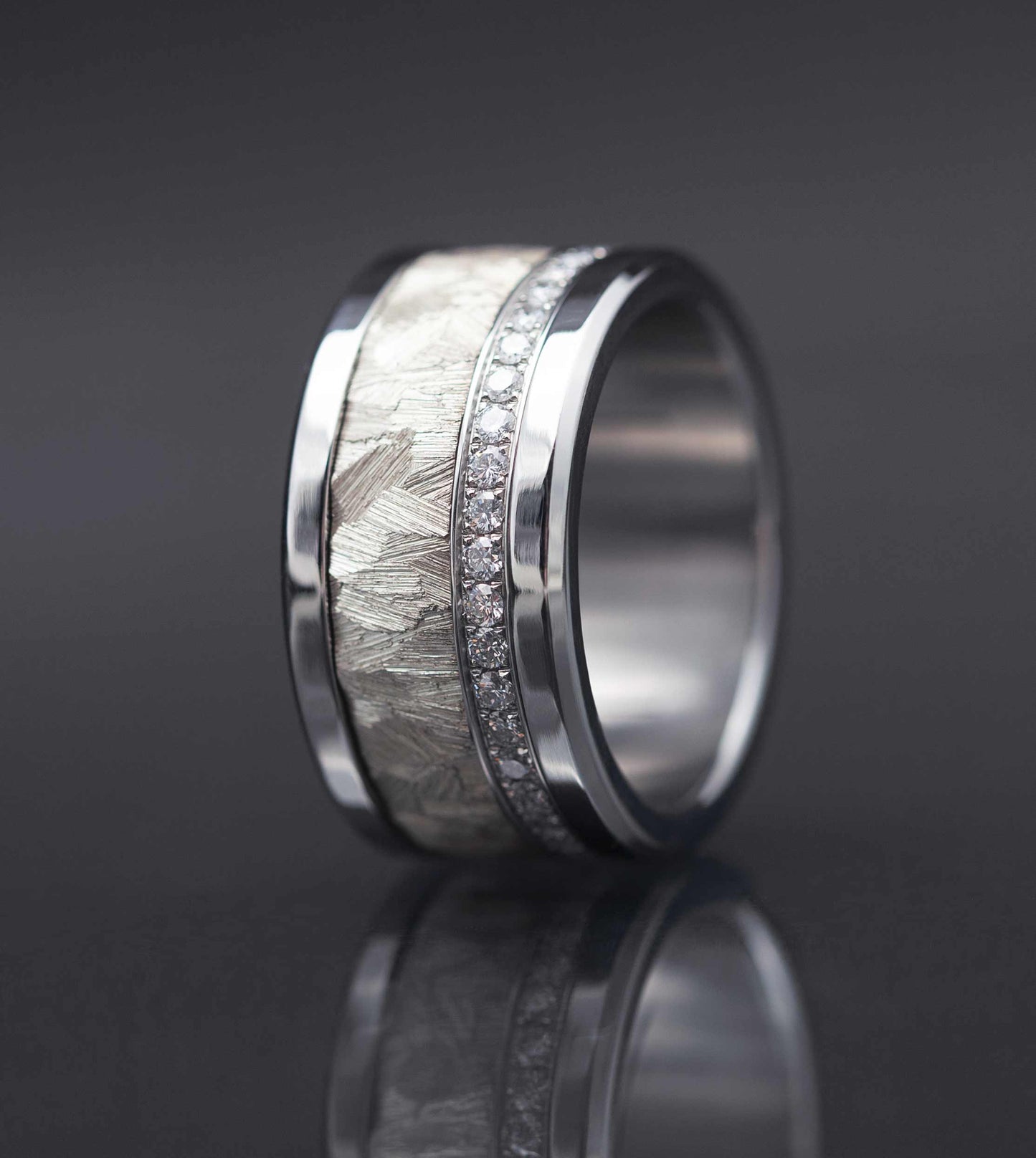 Extra Small Fassung mit 1.6mm Diamanten besetzt - vollständig, zur hälfte oder 1/3