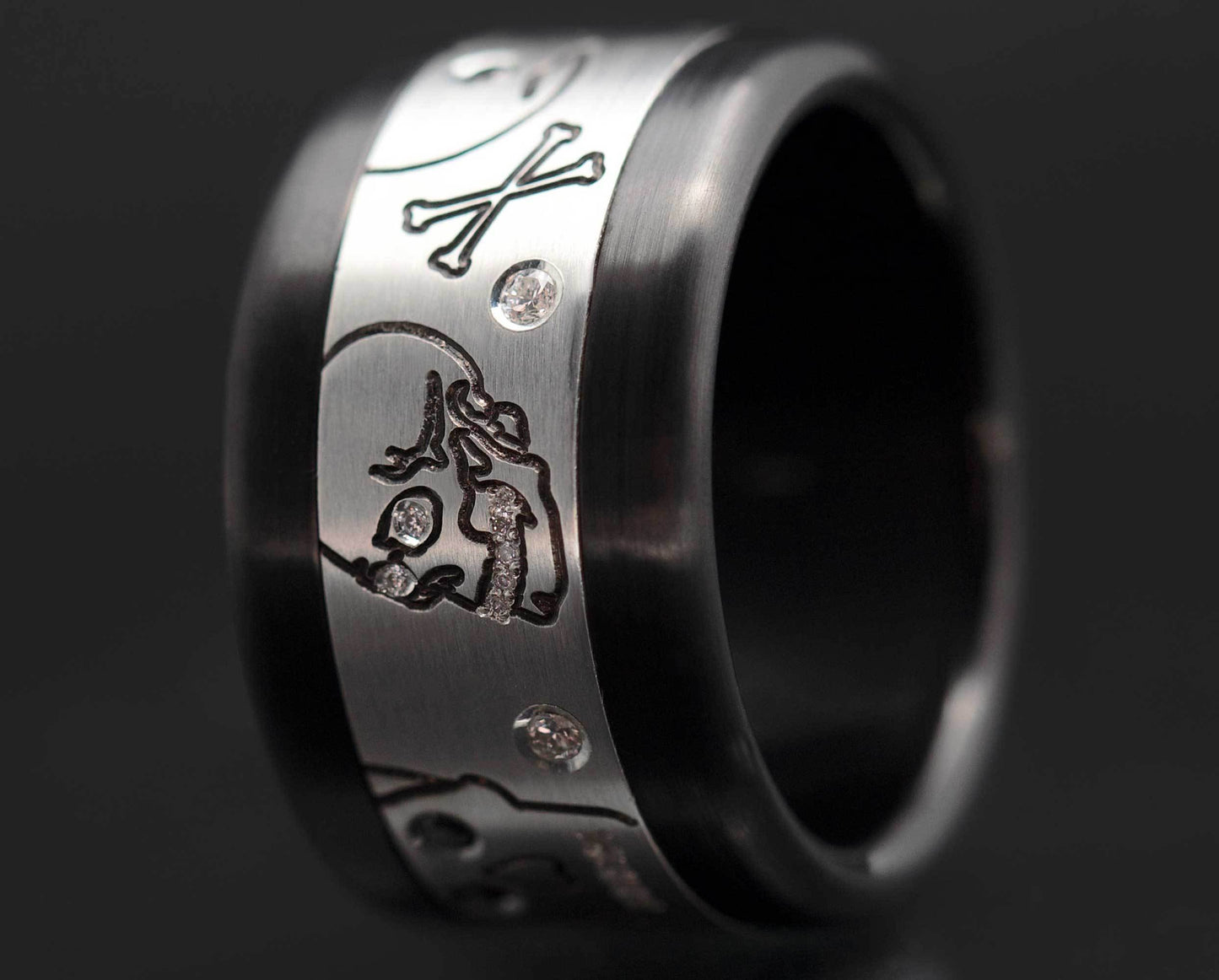 Addon aus Silber "DIAMOND SKELETON"