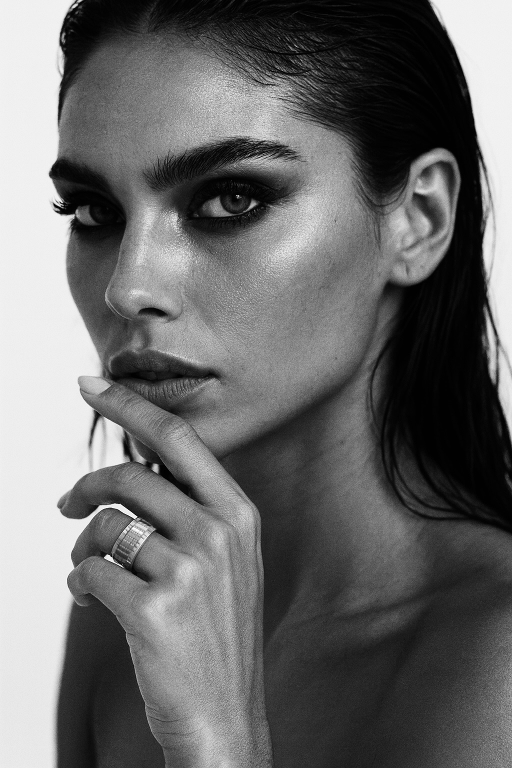 Innenring aus 18K Graugold (Medium Addon) "Urspung" aus des "Goldenes Quadrat" Kollektion für Luxus-Ring