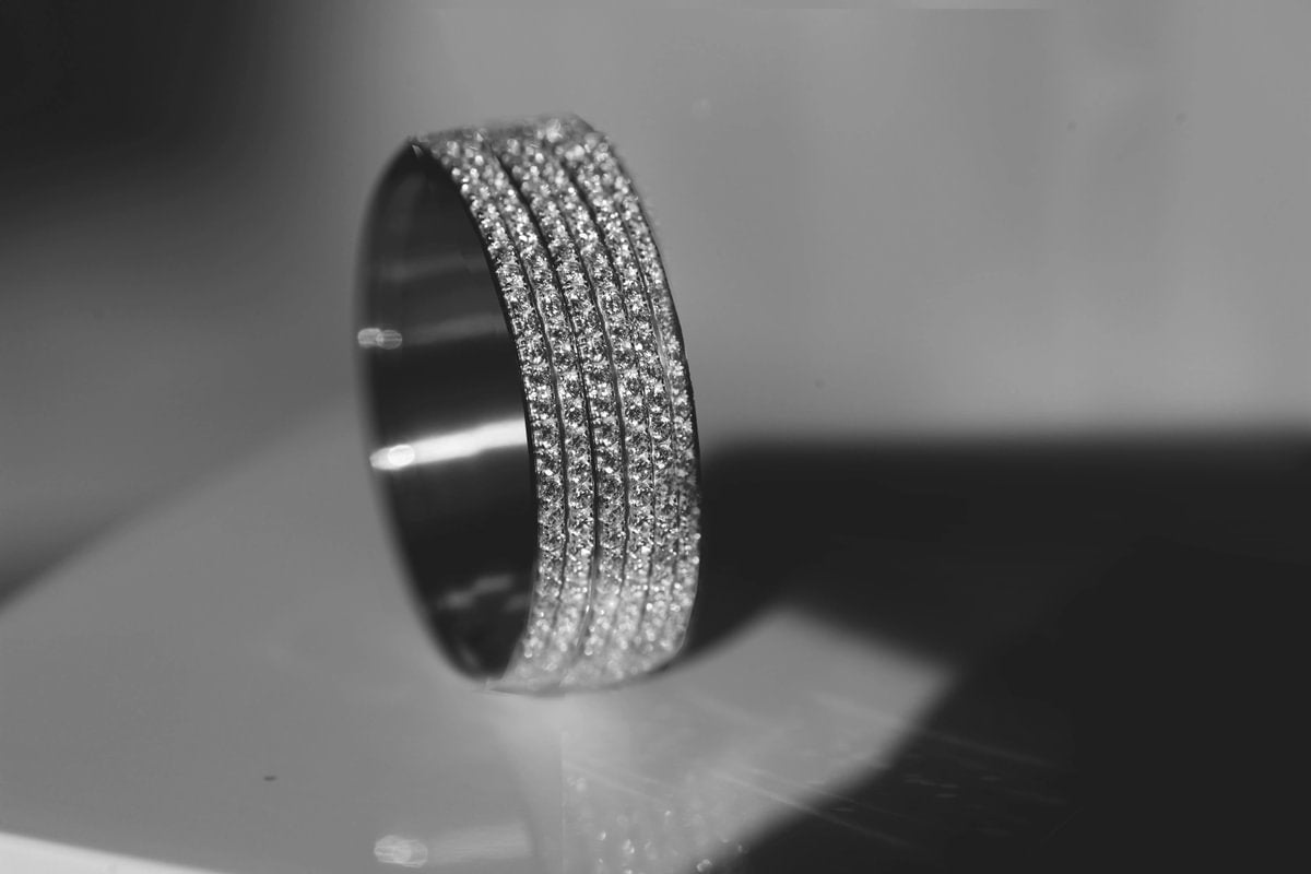 Extra Small Fassung besetzt (0.9mm Diamanten)