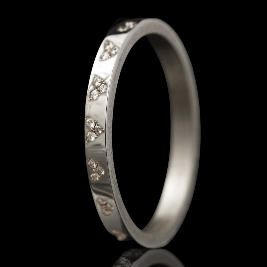 Innenring (Medium Addon) "Valentina" aus der "Ewiges Herz" Kollektion für Luxus mood Ring