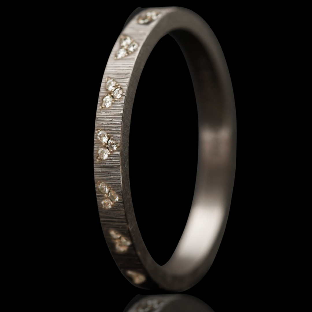 Innenring (Medium Addon) "Schlag" aus der "Ewiges Herz" Kollektion für Luxus mood Ring