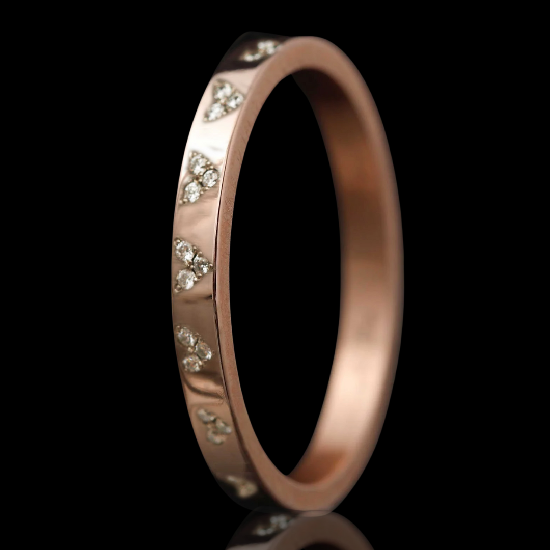 Innenring (Medium Addon) "Valentina" aus der "Ewiges Herz" Kollektion für Luxus mood Ring