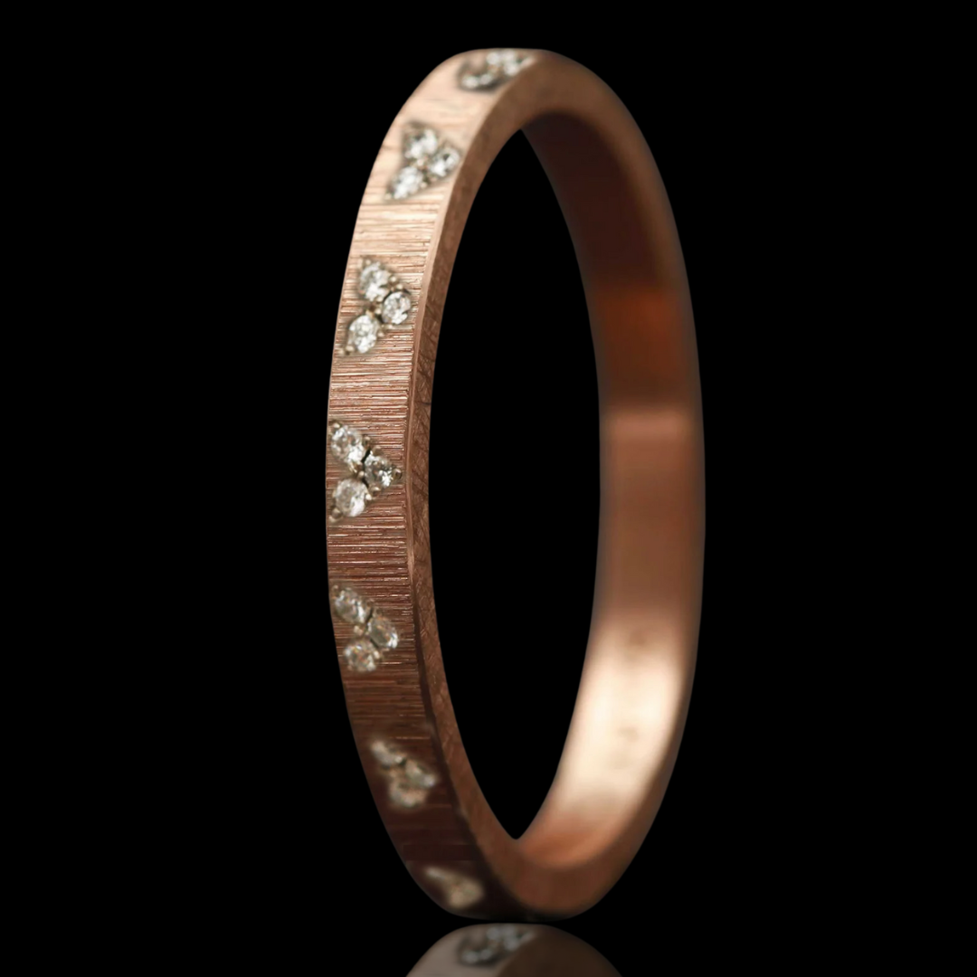 Innenring (Medium Addon) "Schlag" aus der "Ewiges Herz" Kollektion für Luxus mood Ring
