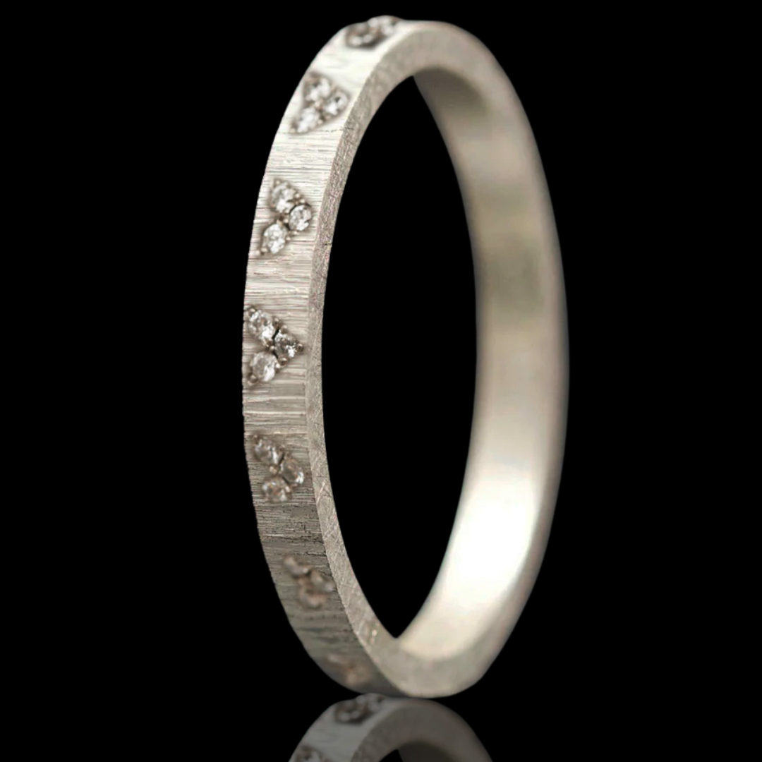 Innenring (Medium Addon) "Schlag" aus der "Ewiges Herz" Kollektion für Luxus mood Ring