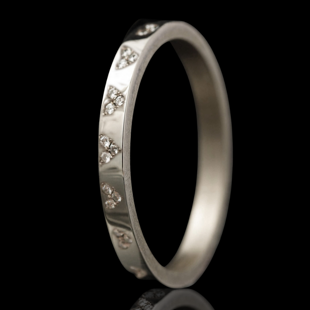 Innenring (Medium Addon) "Valentina" aus der "Ewiges Herz" Kollektion für Luxus mood Ring