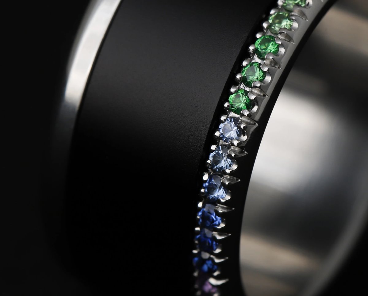 Bague_mood_interchangeable_base_arc-en-ciel_acier_saphirs