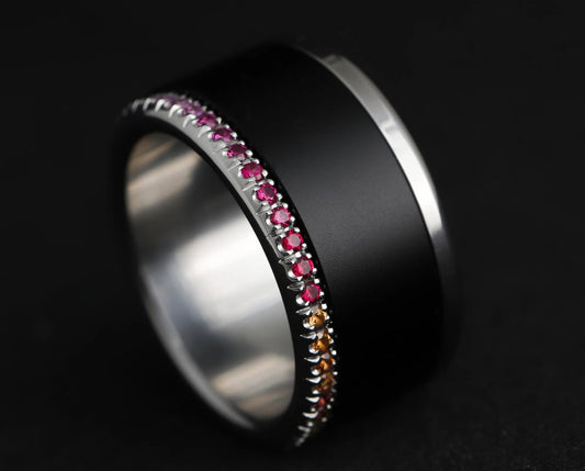 Bague_mood_interchangeable_base_arc-en-ciel_acier_saphirs