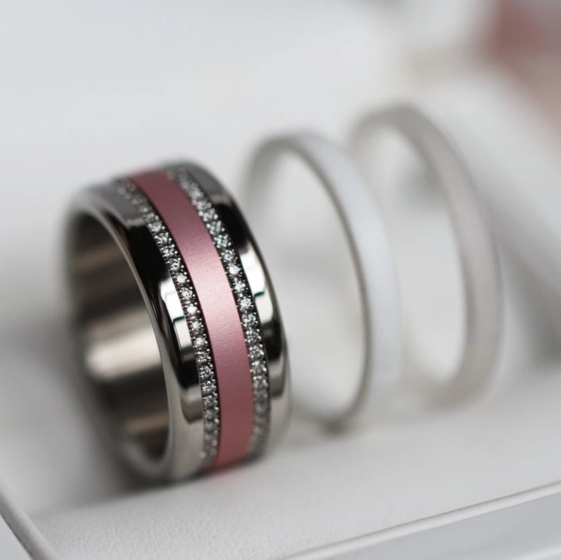 Rokoko Ring-Set - Gepuderte Laune