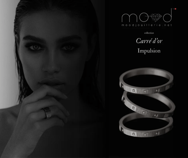 Innenring aus 18K Graugold (Medium Addon) "Impuls" aus des "Goldenes Quadrat" Kollektion für Luxus-Ring