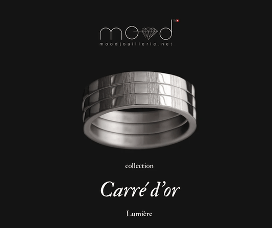 Innenring aus 18K Graugold (Medium Addon) "Licht" aus des "Goldenes Quadrat" Kollektion für Luxus-Ring