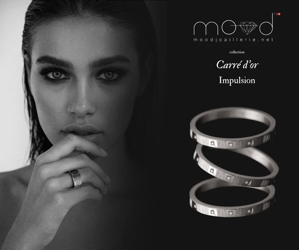 Innenring aus 18K Graugold (Medium Addon) "Impuls" aus des "Goldenes Quadrat" Kollektion für Luxus-Ring