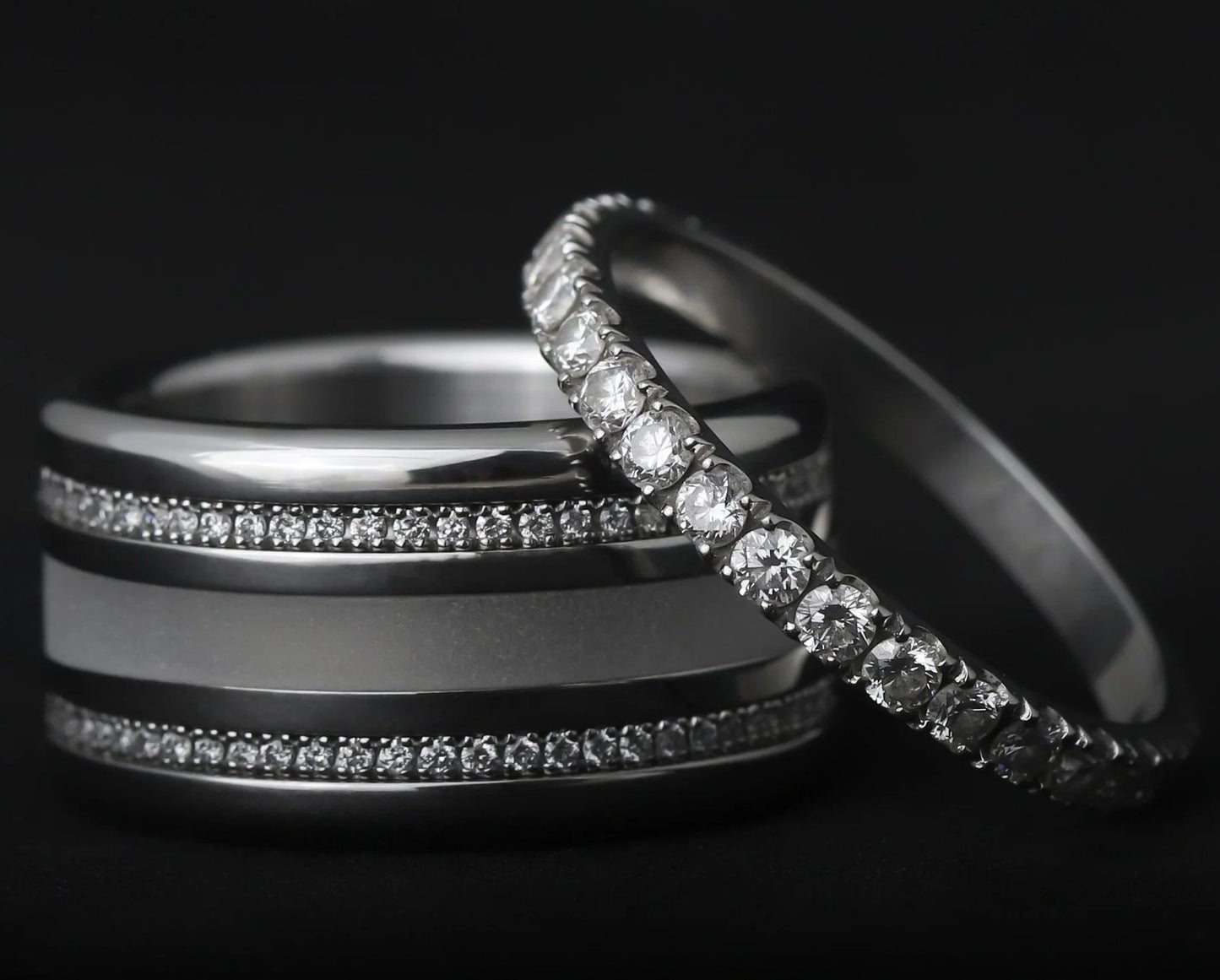 Rokoko Ring-Set - Glasvoluten