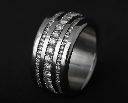 Rokoko Ring-Set - Glasvoluten