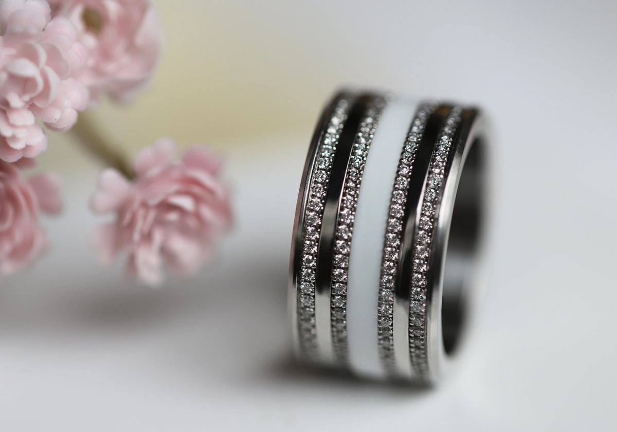 Rokoko Ring-Set - Rokoko-Schatulle