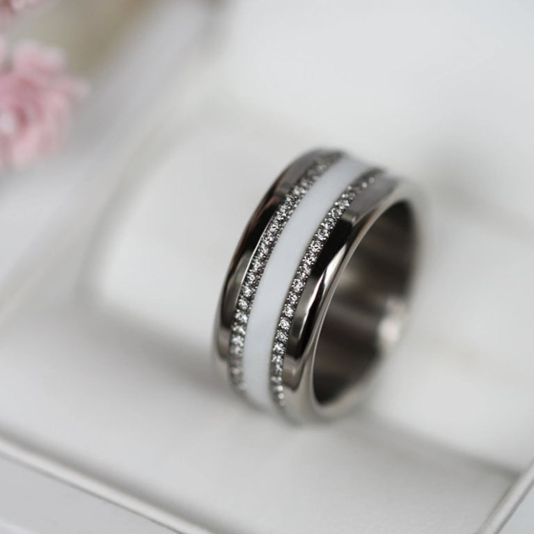 Rokoko Ring-Set - Gepuderte Laune