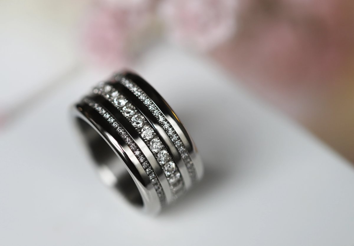 Rokoko Ring-Set - Glasvoluten