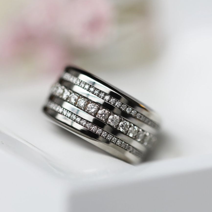 Rokoko Ring-Set - Glasvoluten