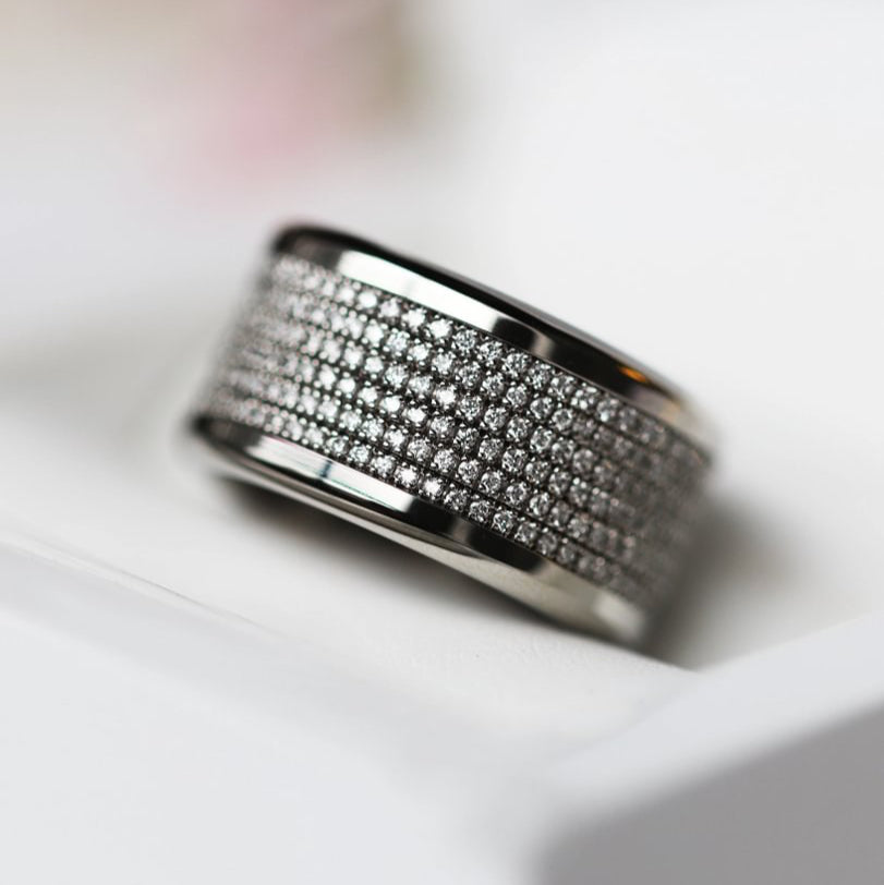 Rokoko Ring-Set - Miniaturen aus Diamant