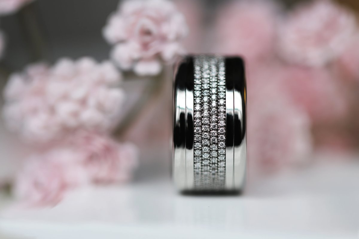 Rokoko Ring-Set - Miniaturen aus Diamant