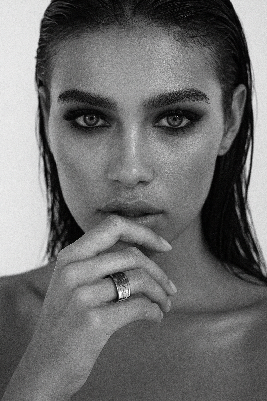 Innenring aus 18K Graugold (Medium Addon) "Impuls" aus des "Goldenes Quadrat" Kollektion für Luxus-Ring