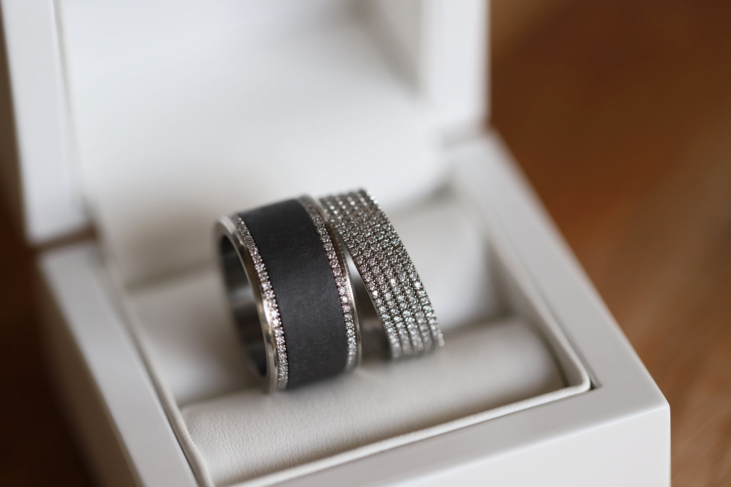 Small Fassung besetzt (0.9mm Diamanten)