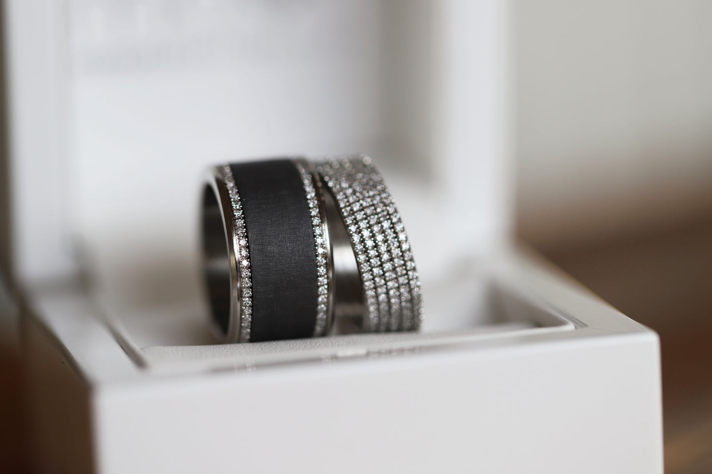 Small Fassung besetzt (0.9mm Diamanten)