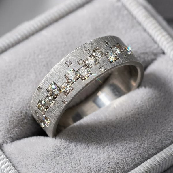 Inner ring aus 18K Graugold (Addon) "Quadra" aus der "Goldenes Quadrat" Kollektion für Luxus-Ring