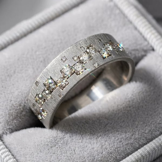 Inner ring aus 18K Graugold (Addon) "Quadra" aus der "Goldenes Quadrat" Kollektion für Luxus-Ring