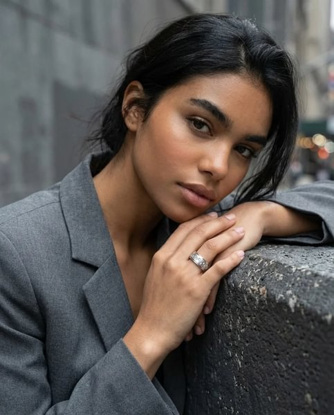 Inner ring aus 18K Graugold (Addon) "Quadra" aus der "Goldenes Quadrat" Kollektion für Luxus-Ring