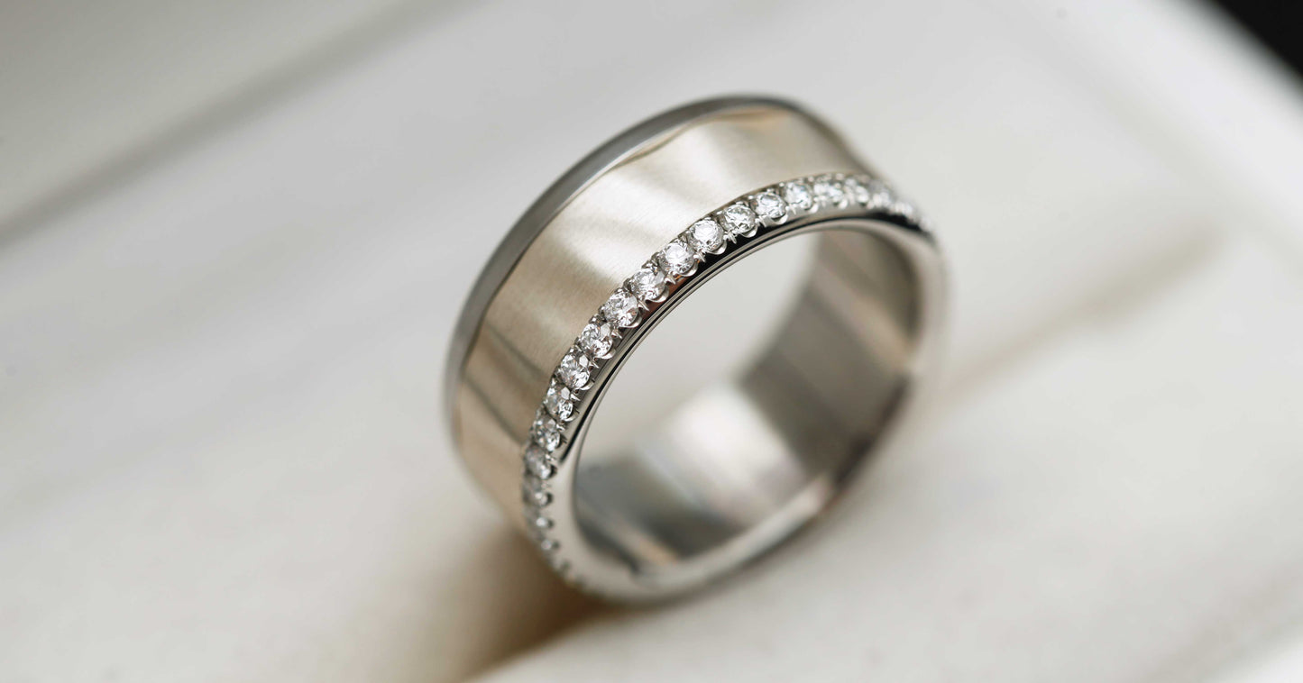 Schmuck-Box - Extra small besetzt und Satin