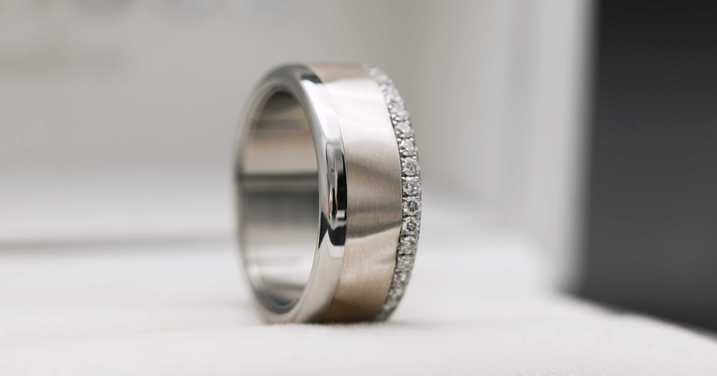 Schmuck-Box - Extra small besetzt und Satin