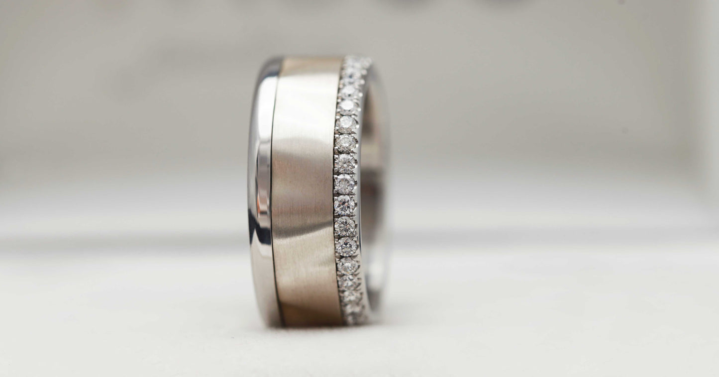 Schmuck-Box - Extra small besetzt und Satin
