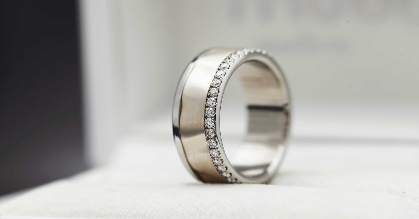 Schmuck-Box - Extra small besetzt und Satin