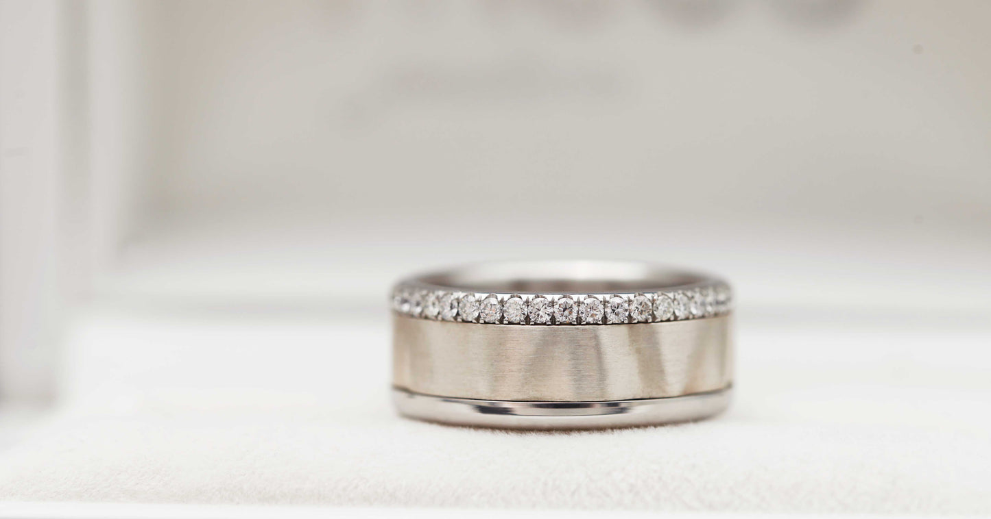 Schmuck-Box - Extra small besetzt und Satin